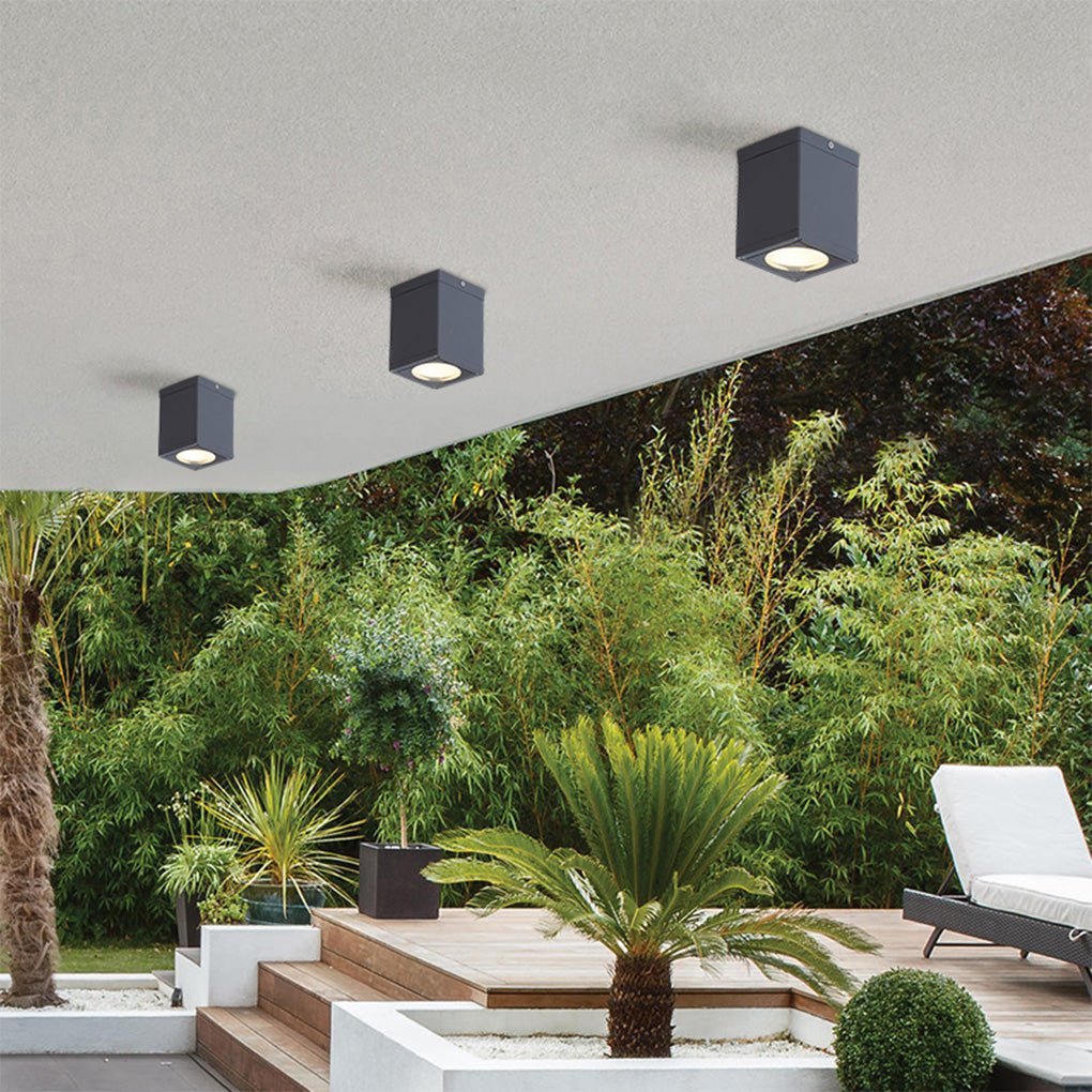 Premium Square LED Waterproof Ceiling Light for Balcony, Hallway, and Bedroom