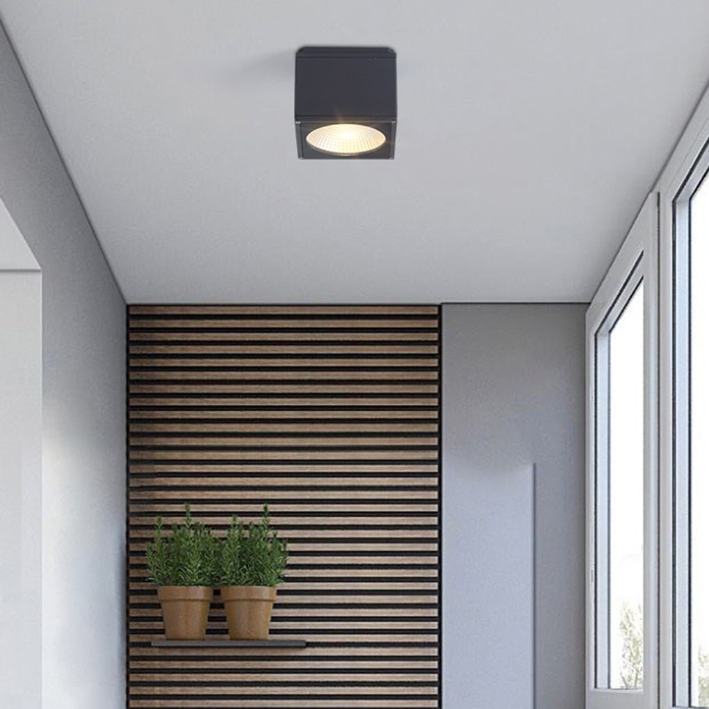 Premium Square LED Waterproof Ceiling Light for Balcony, Hallway, and Bedroom