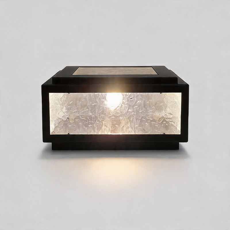 Modern Waterproof Square LED Outdoor Pillar Light
