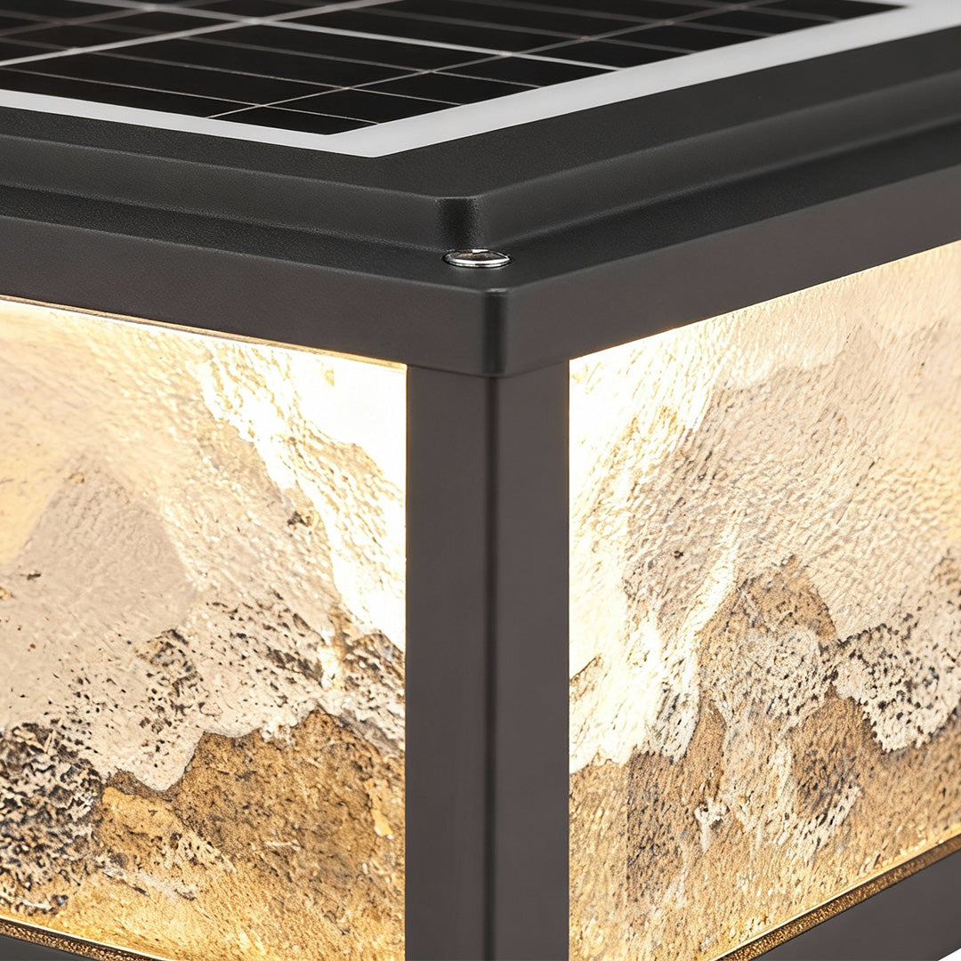 Modern Waterproof Square LED Outdoor Pillar Light