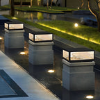 Modern Waterproof Square LED Outdoor Pillar Light