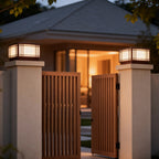 Waterproof Vintage Square Pillar LED Light