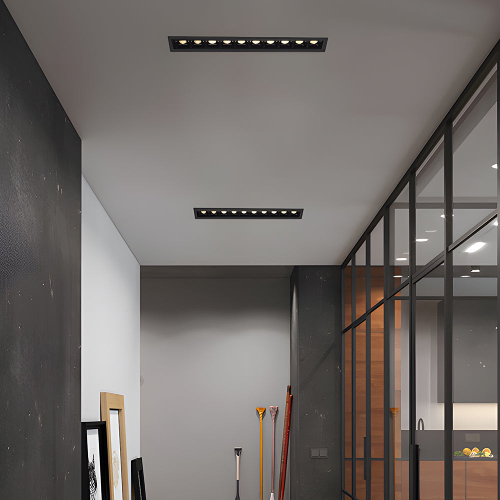 Modern LED Recessed Ceiling Spot Lights - Linear Design