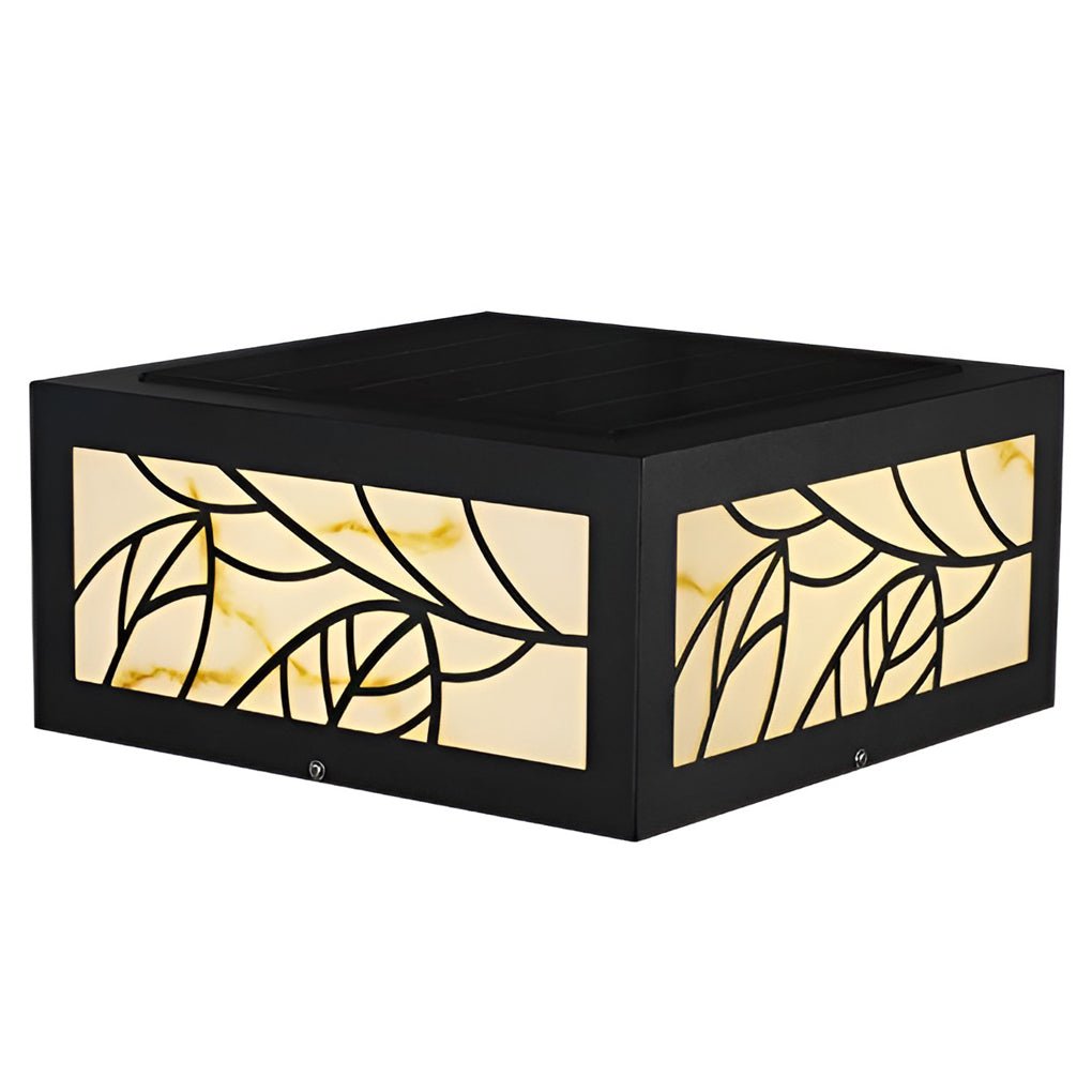 Modern Square LED Outdoor Gate Pillar Lights