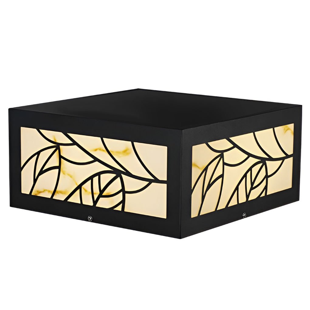 Modern Square LED Outdoor Gate Pillar Lights