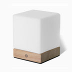 Mini Cube LED Wood Table Lamp - Ambient Square Design