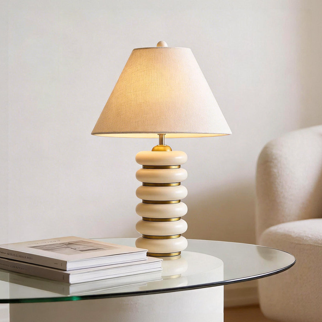 American Retro Cloth Table Lamp - Creative Decorative Lighting