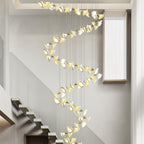 Luxury Tulip Flower Ceramic Chandelier - Elegant Ceiling Light