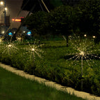 Premium Solar LED Starburst Garden Lights - Waterproof Firework Landscape Decor