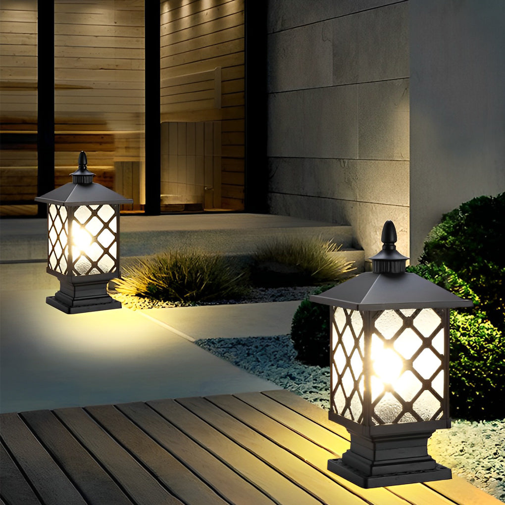 Modern Waterproof Outdoor Street Light Pillar