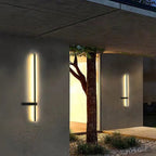 Modern Black Waterproof LED Linear Wall Light