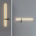 Modern Waterproof Black Linear LED Wall Light