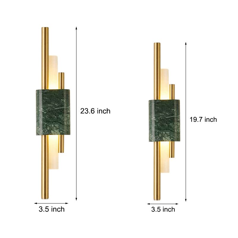 Luxury Postmodern LED Wall Lamp - Strips Marbles Design