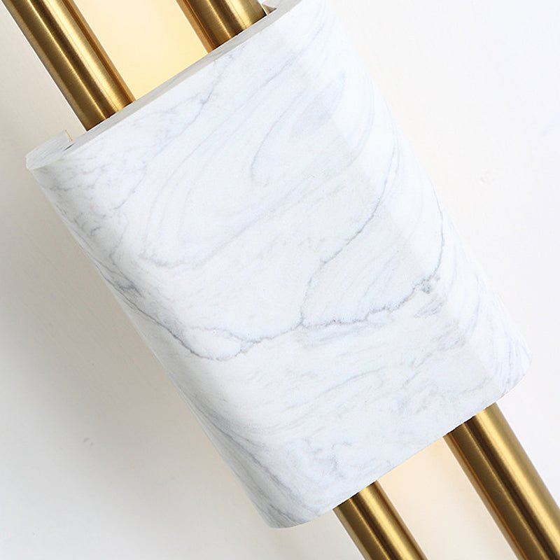 Luxury Postmodern LED Wall Lamp - Strips Marbles Design