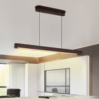 Japanese Minimalist Linear Pendant Light for Island Ceilings