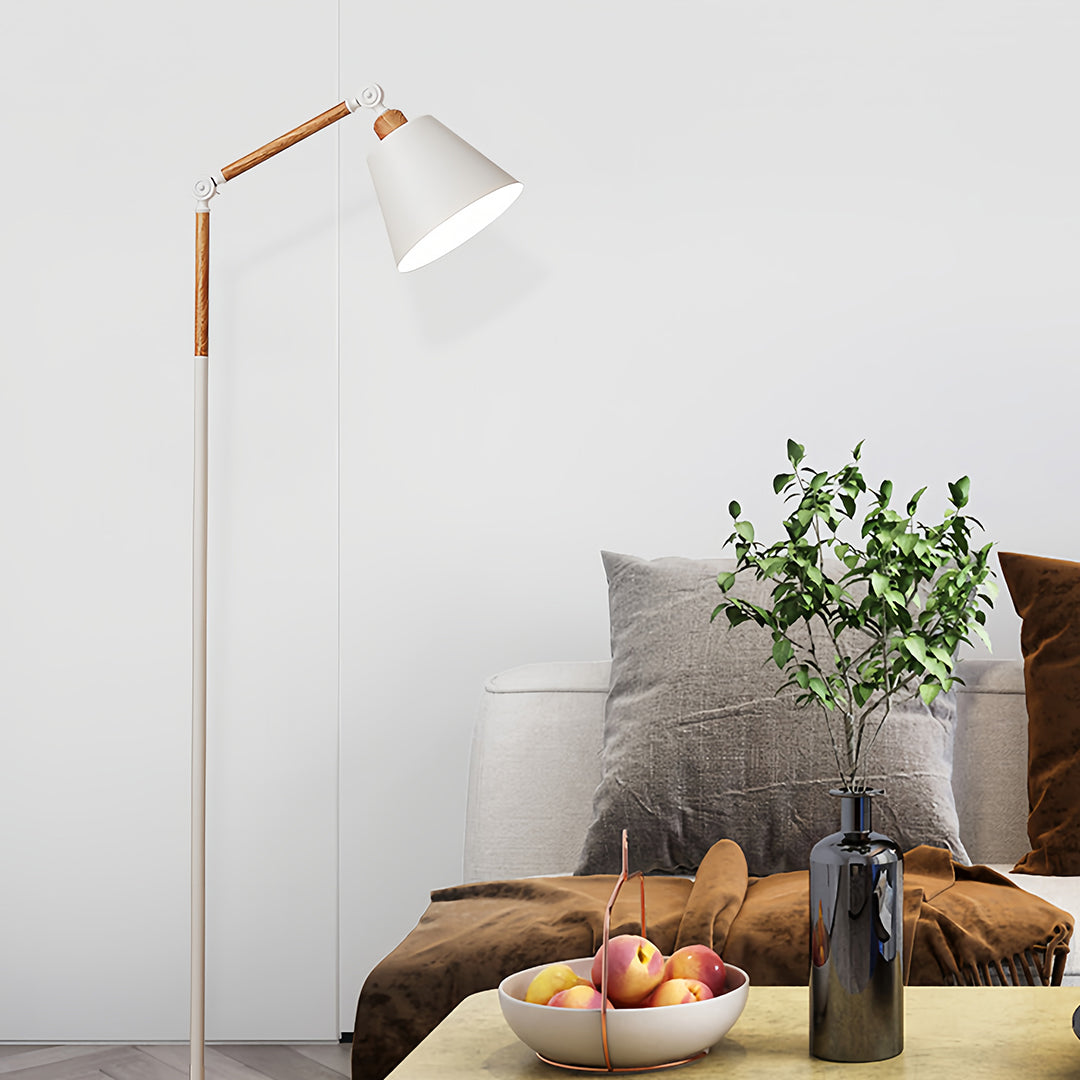Modern Adjustable Metallic Floor Lamp