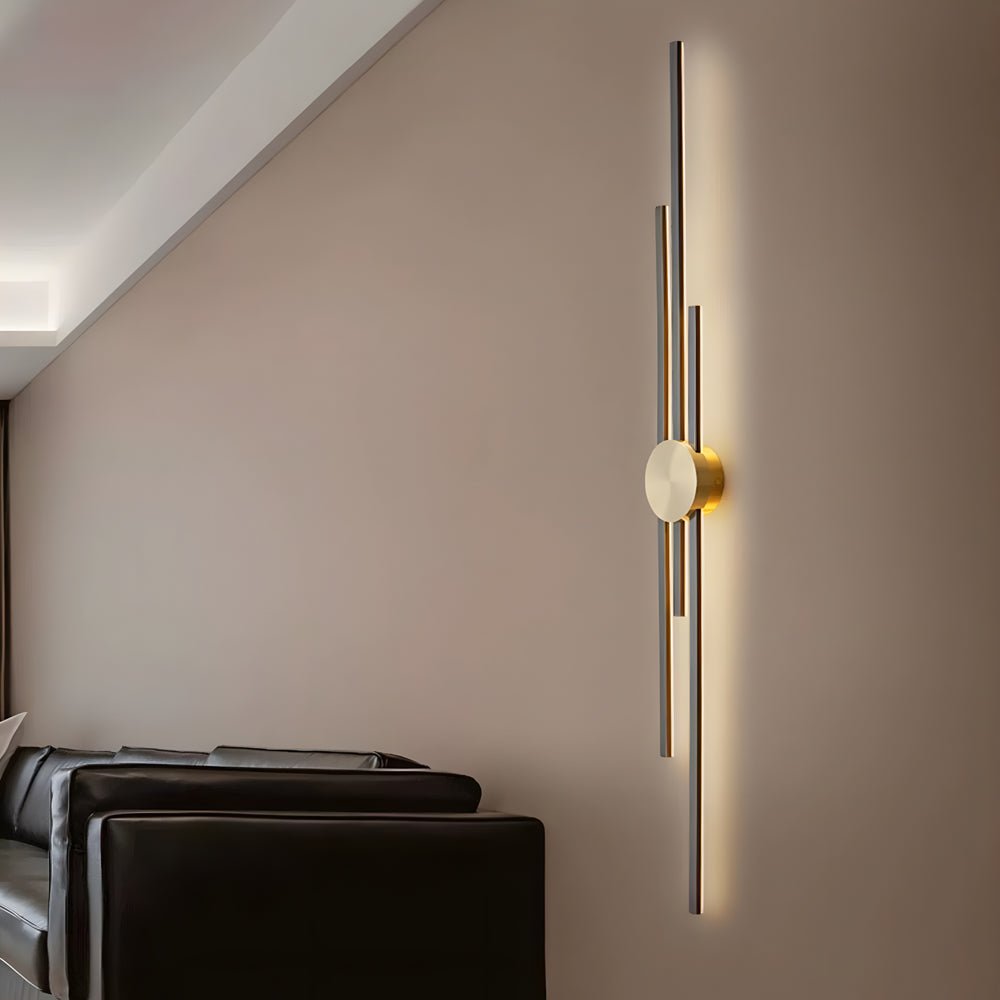 Minimalist LED Linear Wall Sconce - Modern Integrated Lighting