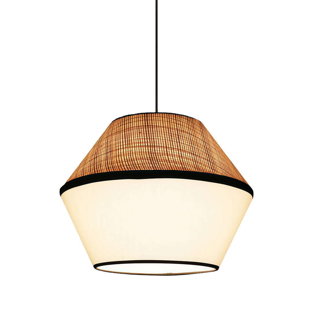 Japanese-Style Pendant Fabric Ceiling Light Shade