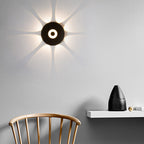 Modern Round Waterproof Sunflower LED Wall Light