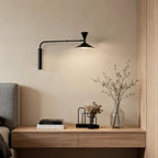 Modern Double-Joint Swing Arm Wall Sconce - Adjustable Up and Down Light