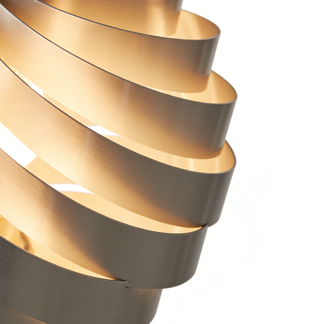 Nordic Swirl Pendant Light - Artistic Turbine Ceiling Fixture