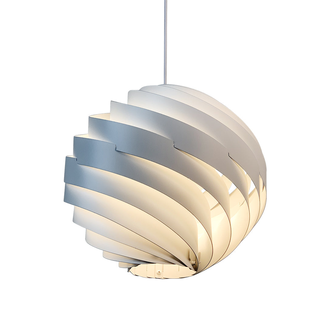 Nordic Swirl Pendant Light - Artistic Turbine Ceiling Fixture
