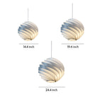 Nordic Swirl Pendant Light - Artistic Turbine Ceiling Fixture