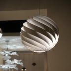Nordic Swirl Pendant Light - Artistic Turbine Ceiling Fixture