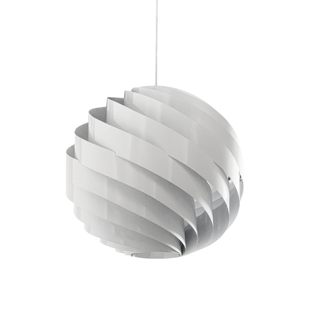 Nordic Swirl Pendant Light - Artistic Turbine Ceiling Fixture