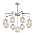 Premium Copper and Glass Ball Chandelier Ceiling Light