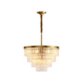 Minimalist Full-Copper Chandelier - Luxury Ceiling Light