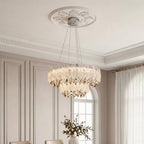 Gold Crystal Country French Chandelier Ceiling Light