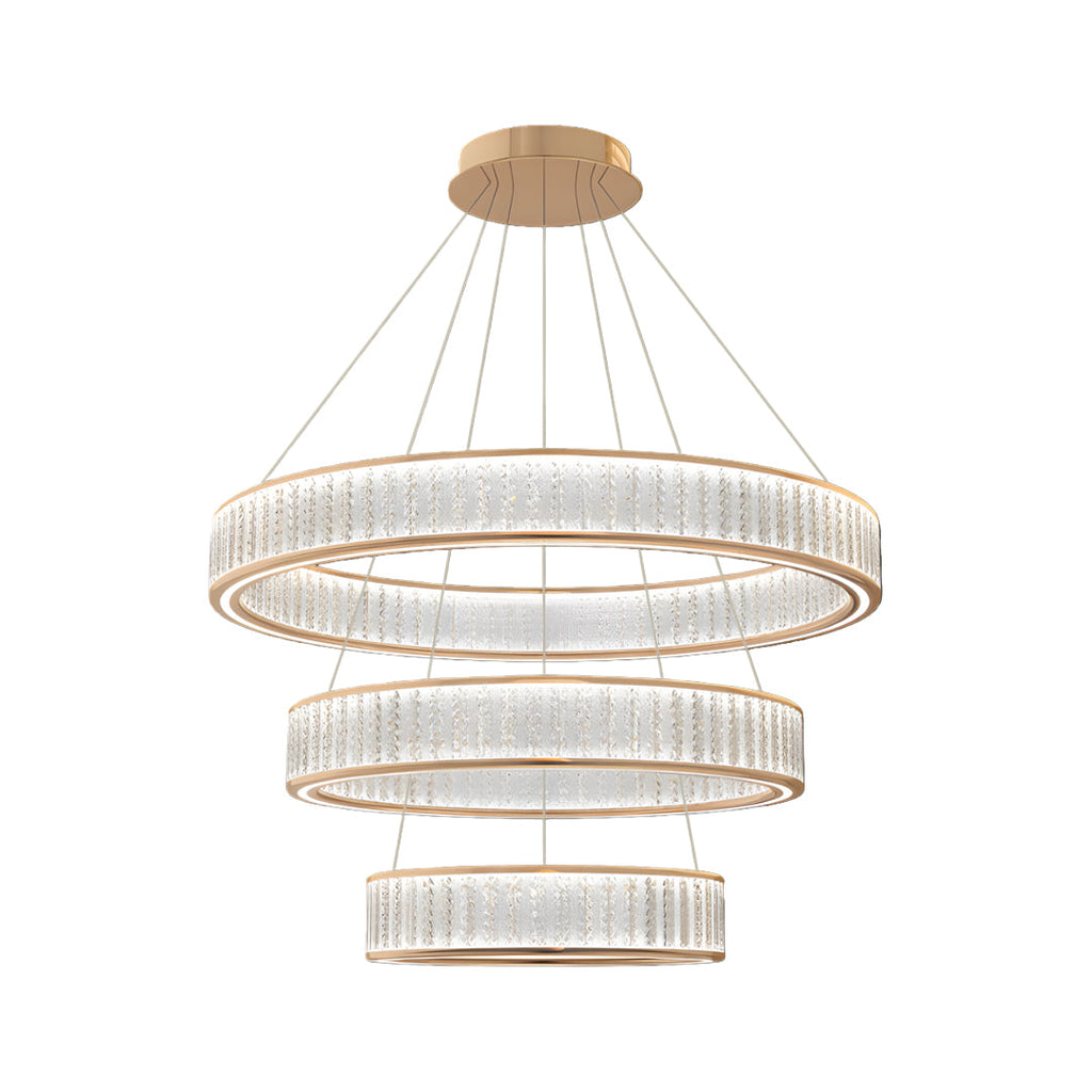 Luxury Large Crystal Circular Ceiling Chandelier