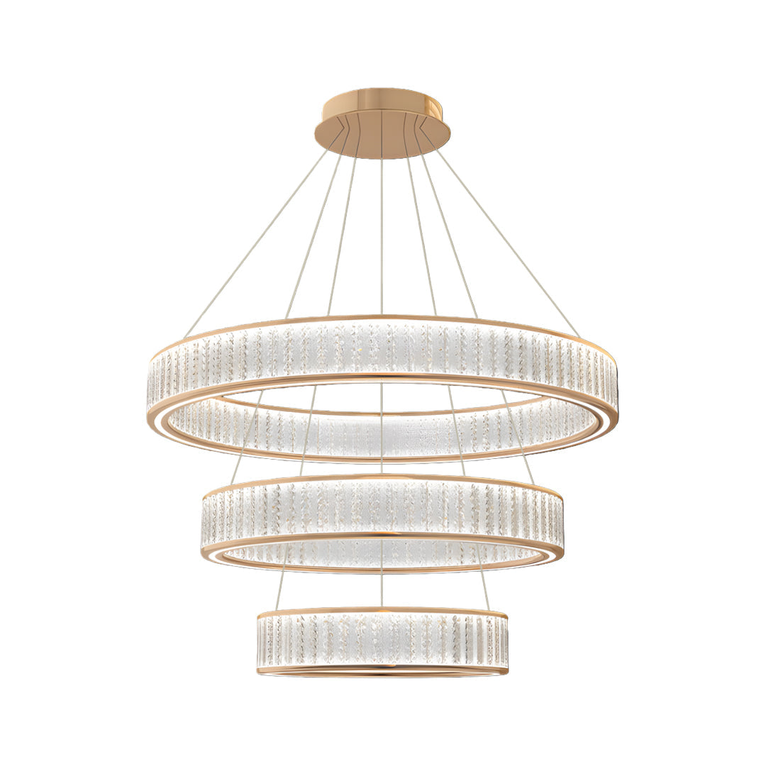 Luxury Large Crystal Circular Ceiling Chandelier