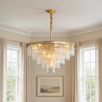 Minimalist Full-Copper Chandelier - Luxury Ceiling Light