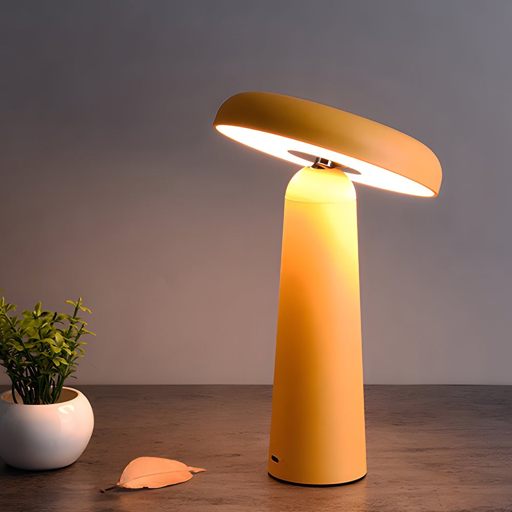 Modern Mushroom Table Lamp - USB Rechargeable