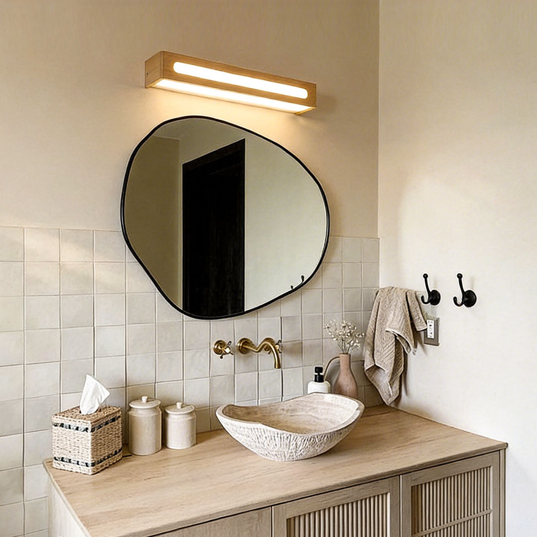 Premium Rectangular Waterproof LED Nordic Wall Sconce with Mirror