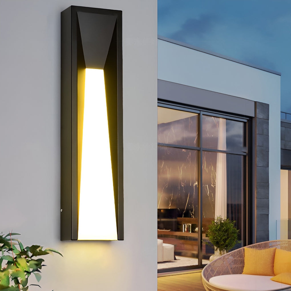 Premium Modern Rectangular LED Outdoor Wall Lights