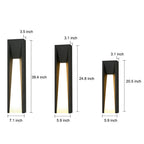 Premium Modern Rectangular LED Outdoor Wall Lights