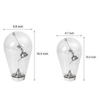 Touch-Dimming Glass Desk Lamp with Industrial Magnetic Control