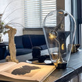 Touch-Dimming Glass Desk Lamp with Industrial Magnetic Control