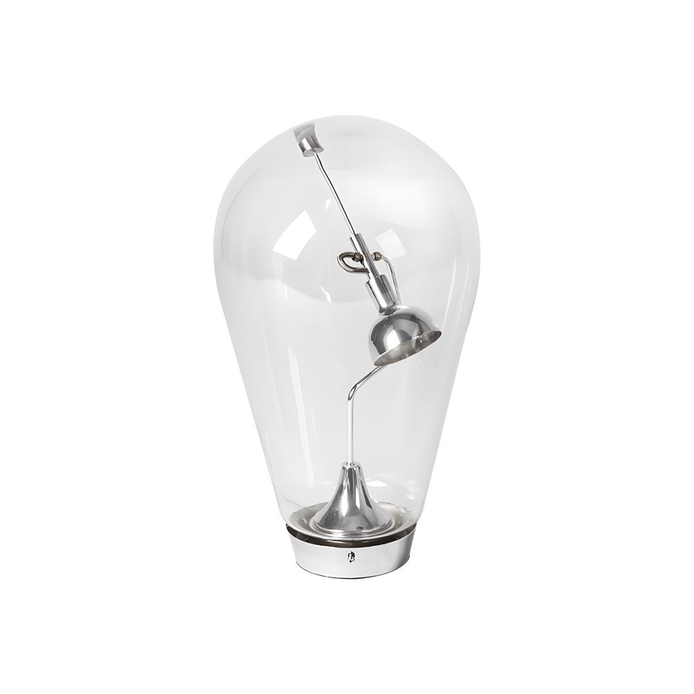 Touch-Dimming Glass Desk Lamp with Industrial Magnetic Control