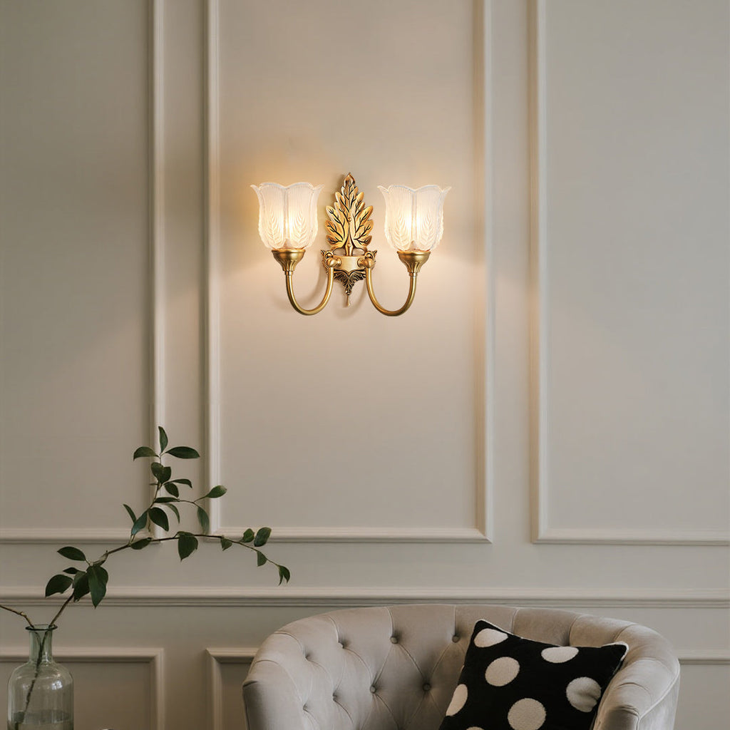 Premium Brass Artistic Bud Wall Lamp