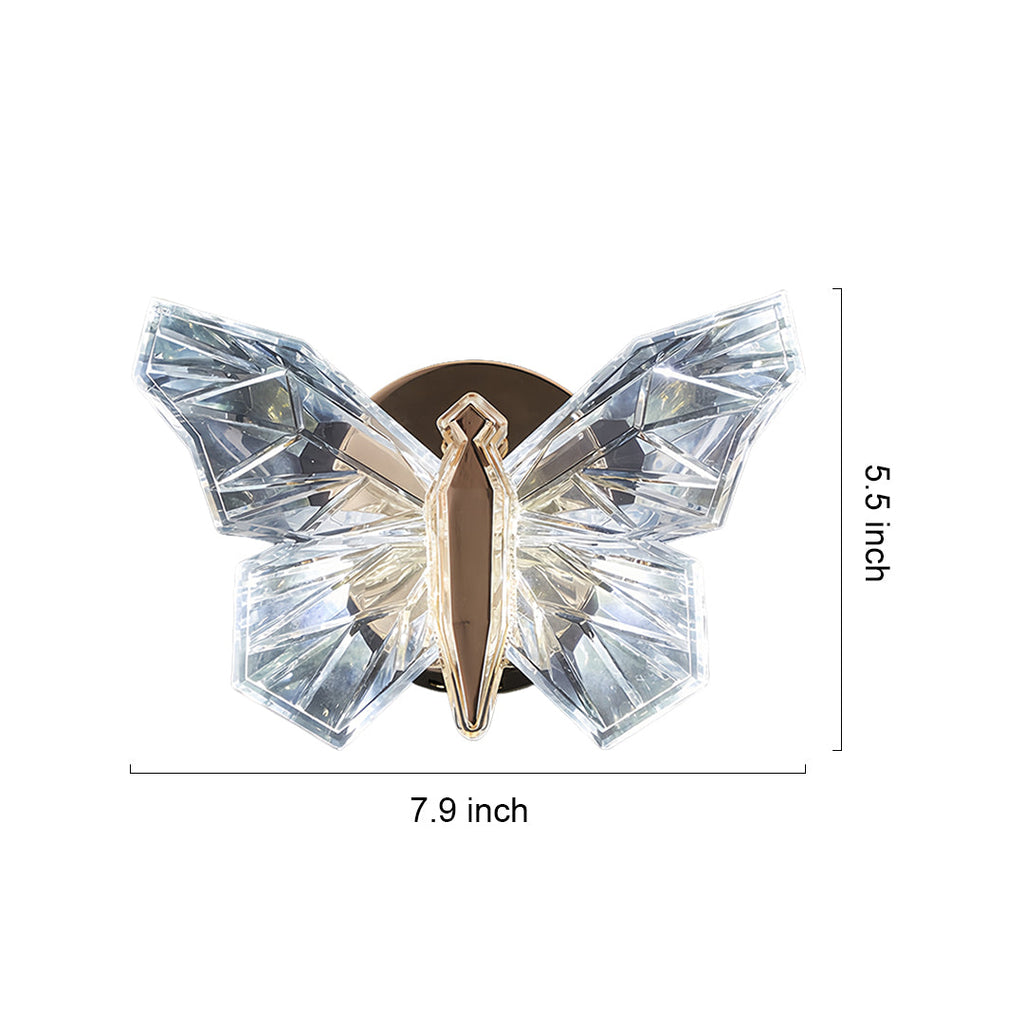 Elegant Butterfly Wall Sconce - Decorative Lighting Fixture