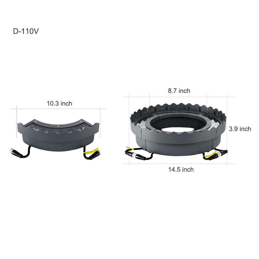 Premium Outdoor Waterproof LED Tree Ring Landscape Light