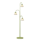French Three-Light Arc Tulip Floor Lamp
