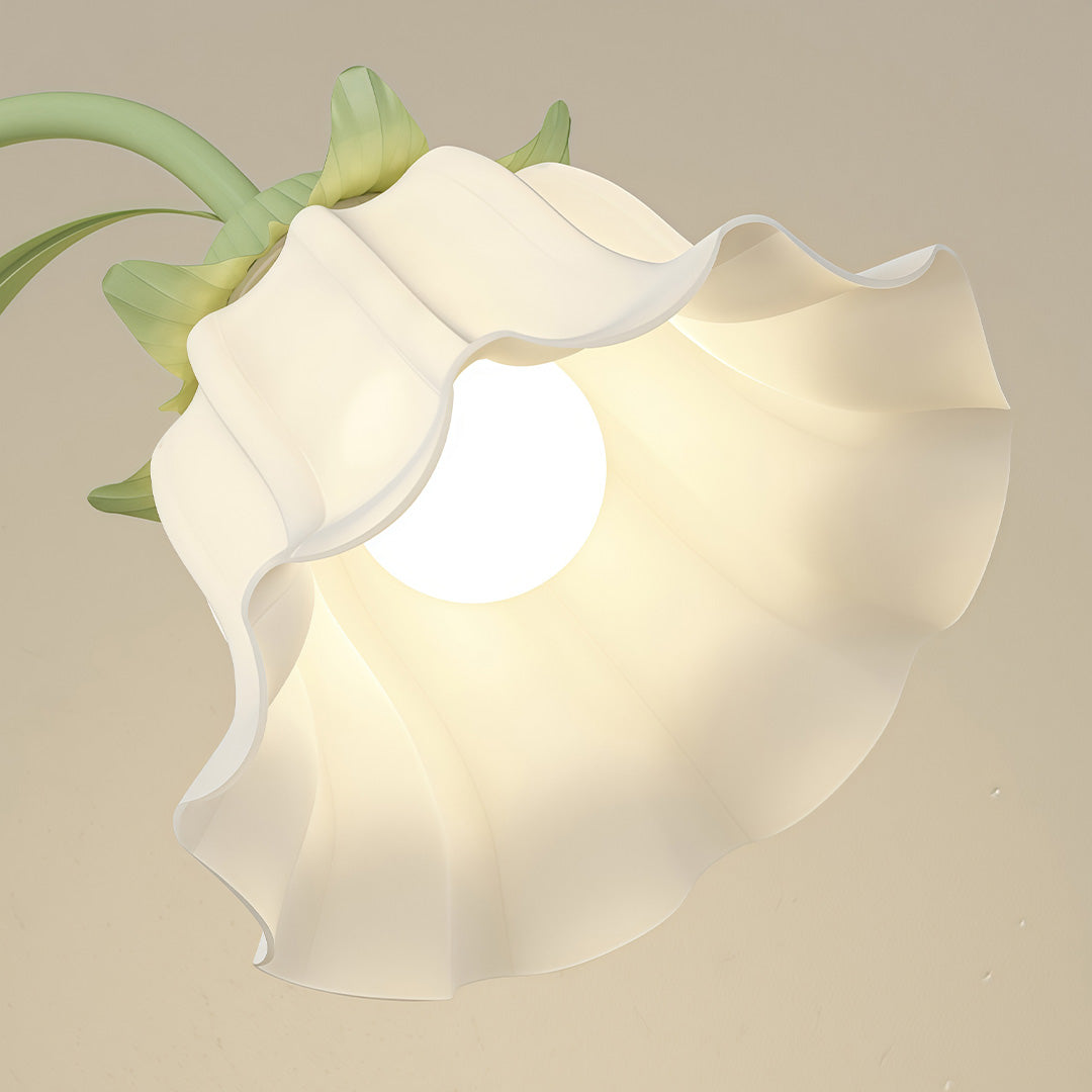 French Three-Light Arc Tulip Floor Lamp
