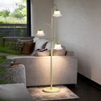 French Three-Light Arc Tulip Floor Lamp