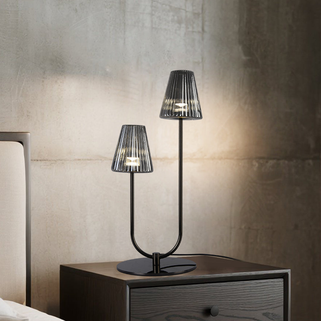 Modern Black LED Table Lamps - Minimalist Elegant Design