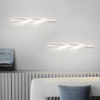 Spiral Twisted LED Wall Light - Modern Home Decor Accent